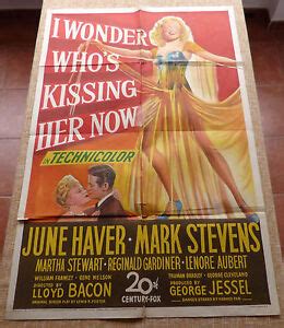 I Wonder Who´s Kissing Her Now Movie Poster,Original, Folded, 1Sheet, 1947, USA | eBay