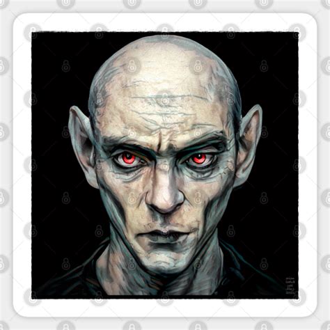 Nosferatu Vampire Comic Book Style Horror Pop Art - Nosferatu - Sticker | TeePublic