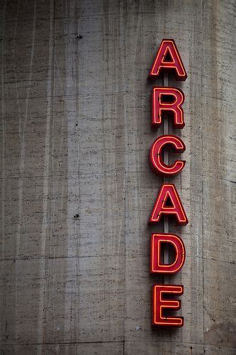 ARCADE | Signage design, Signage, Neon signs