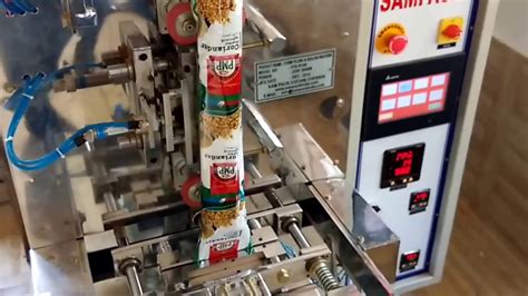 Masala Powder Packing machine - YouTube