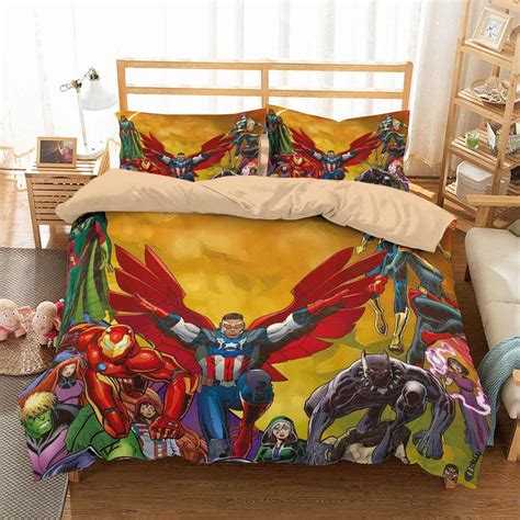 3D Customize Marvel Comics Bedding Set Duvet Cover Set Bedroom Set Bedlinen Quilt Comforter ...