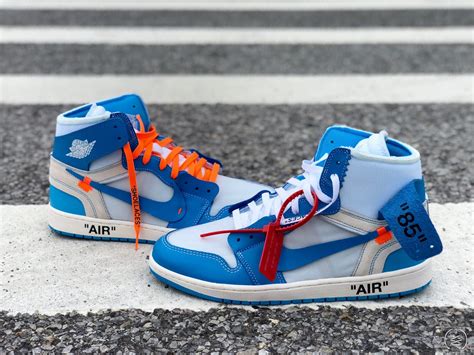 Here's a Detailed Look at Virgil Abloh's Off-White Air Jordan 1 'UNC ...