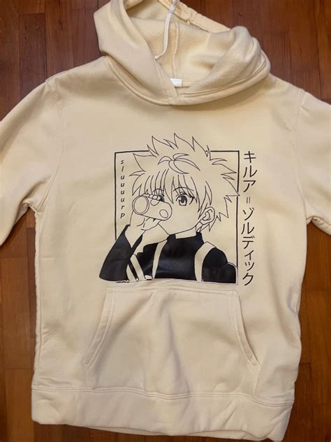 Killua hoodie, Men's Fashion, Tops & Sets, Hoodies on Carousell