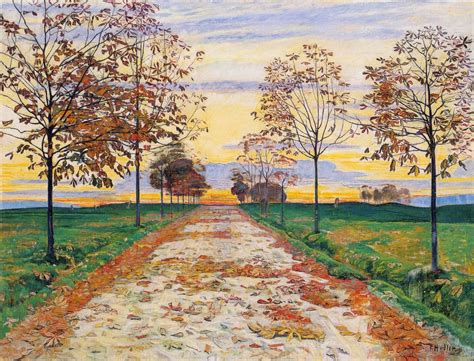 Ferdinand Hodler, Tarde de otoño, 1892 Óleo sobre lienzo, 62.5 x 44.5 cm, Colección particular ...