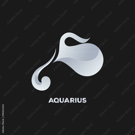 aquarius logo vector Stock Vector | Adobe Stock