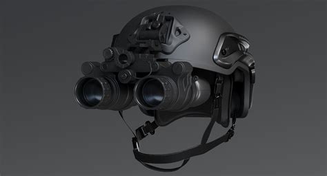 Helmet With Night Vision Goggles 3D | Night vision, Goggles, Night