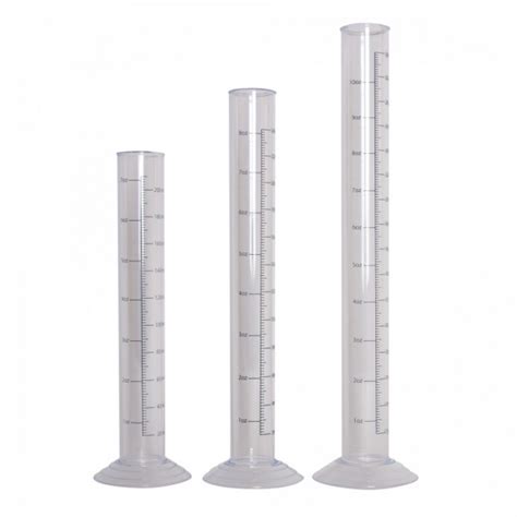 Graduated measuring cylinder 200 ml– alcohol resistant plastic • Brouwland