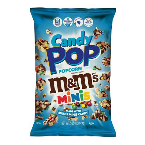 Candy Pop M&M'S Popcorn 5.25 oz Bag | Nassau Candy