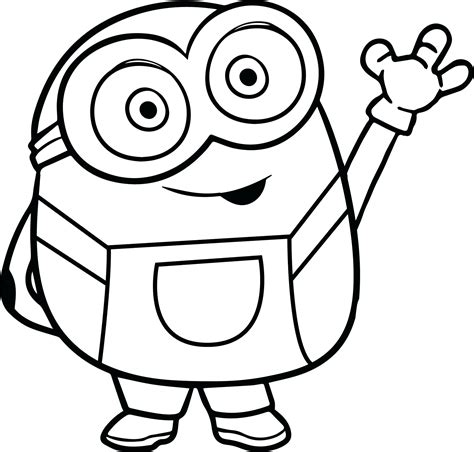 Free Printable Minion Coloring Pages