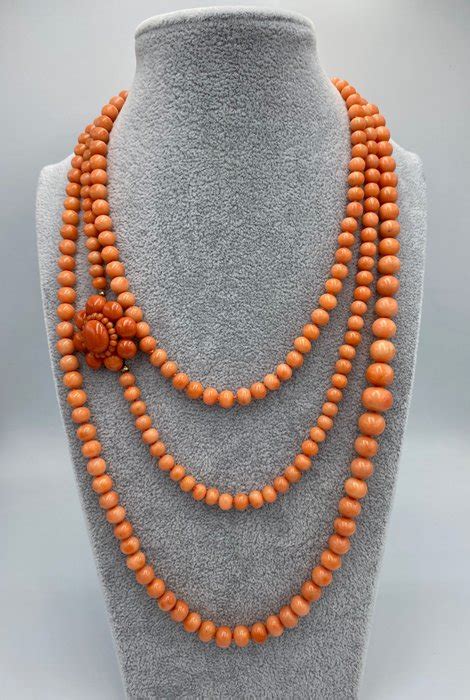 Silver - Necklace Coral - Catawiki