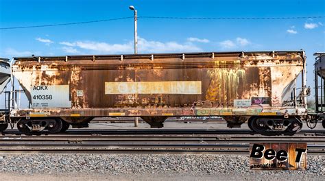 Bee T. Post a Rusty Weathered Covered Hopper Train Car | Train car, Train photography, Train