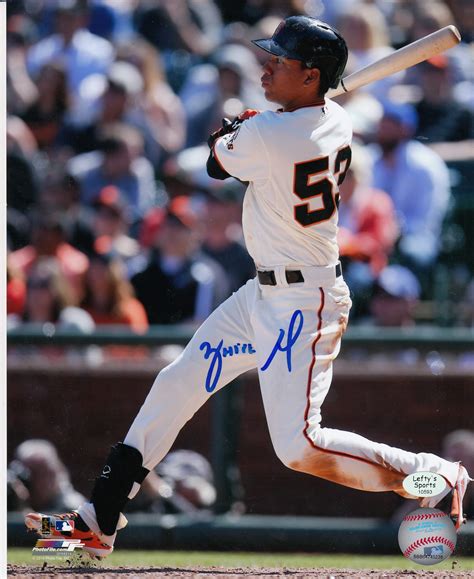 Ehire Adrianza San Francisco Giants Autographed 8x10 photo (Vertical ...