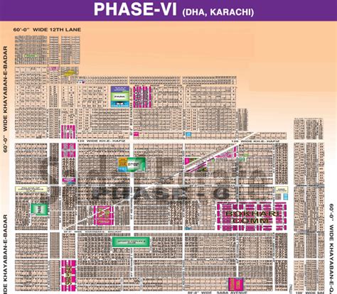 Dha Karachi Map, dha map phase 1,2, 4, 5, 6, 7, 8, Defence Karachi Maps