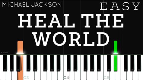 Michael Jackson - Heal The World | EASY Piano Tutorial - YouTube