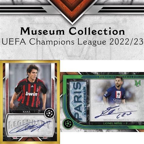 2022-23 Topps Museum Collection Champions League Checklist