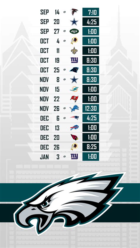 Philadelphia Eagles 2016 Schedule Wallpapers - Wallpaper Cave