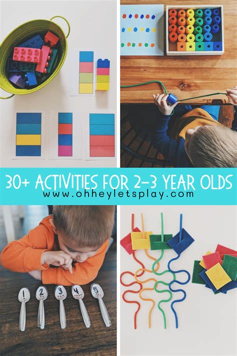 Activities for 2-3 Year Olds — Oh Hey Let's Play