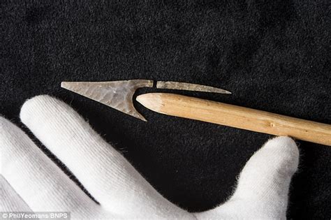 5,000-year-old flint arrowhead could be the work of a Stone Age craftsman | Daily Mail Online