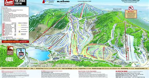 Trail Map - Cannon Mountain