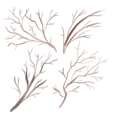 Autumn Tree Branches Watercolor Aesthetic, Autmn, Branches, Aesthetic PNG Transparent Clipart ...