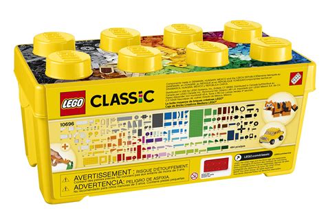 LEGO Classic Medium Creative Brick Box 10696 Building Toys for Creative Play; Kids Creative Kit ...