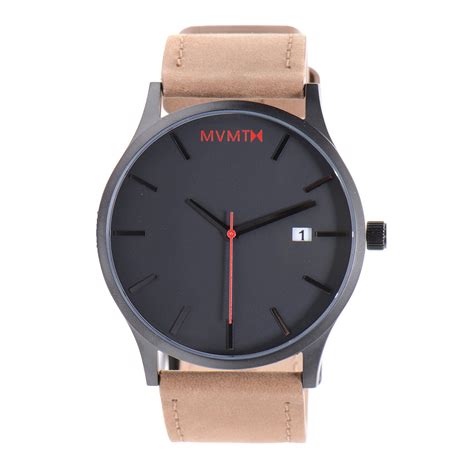 MVMT Watch // Black Face + Tan Leather - MVMT Watches - Touch of Modern