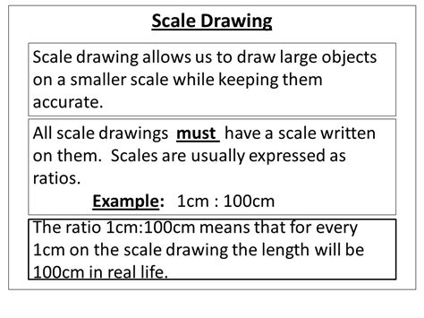 Scale Drawing Definition In Math