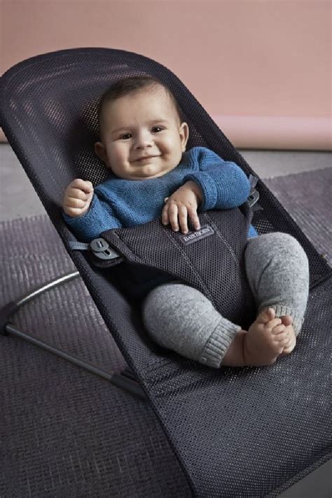 BabyBjorn Bouncer Bliss Mesh Anthracite | Rockers & Bouncers | Baby Bunting AU