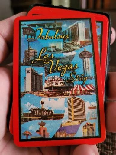 VINTAGE LAS VEGAS Strip Playing Cards Mid Century Modern Stardust Hotel Poker $12.00 - PicClick