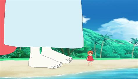 Ponyo with Granmamare at the beach by ChipmunkRaccoonOz on DeviantArt