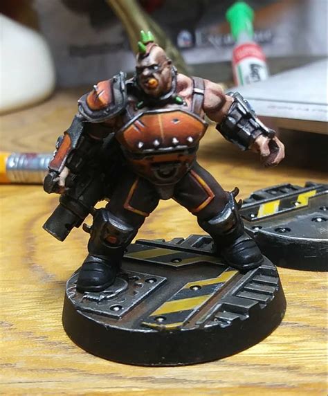 Necromunda gangs, Warhammer, Miniature painting