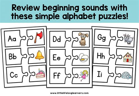 Alphabet Puzzles - Little Lifelong Learners