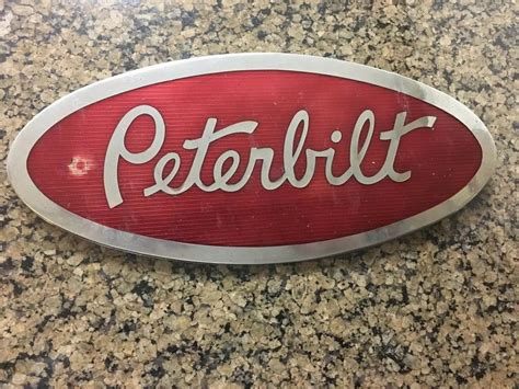 Vintage Peterbilt Emblem Measures 12” | #1981589920