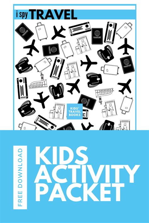 Travel themed activity packet for kids free download – Artofit