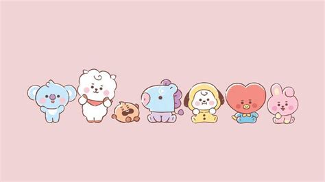 Images By ☘︎𝙲𝙷𝙴𝚁𝚁𝚈𝚉🍒 On Bt21+tiny Tan DF8 | Kartu bayi, Gambar lucu ...