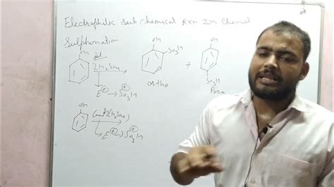 electrophilic substitution chemical rxn in phenol.. halogenation and ...