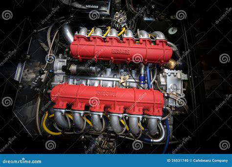 Ferrari Engine Editorial Image - Image: 26531740