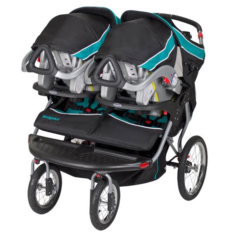 Baby Trend Navigator Double Jogger Stroller, Tropic