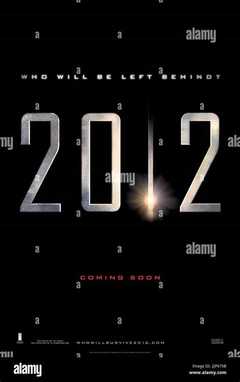 MOVIE POSTER, 2012, 2009 Stock Photo - Alamy