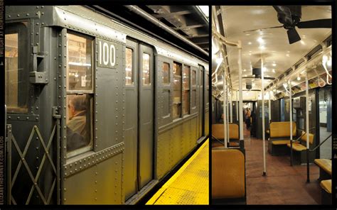 holiday vintage subway – ny, ny – twilight at morningside