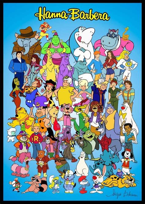 Hanna Barbera cartoon characters | Old school cartoons, Cartoon, Old ...