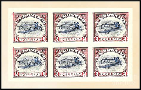 The Inverted Jenny Stamp Reissued Photograph by Charles Robinson