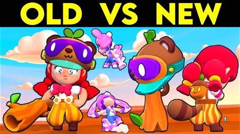 Brawl Stars Jessie and Penny Remodel | Old vs New Animation - YouTube