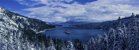 Emerald Bay First Snow Photograph by Brad Scott