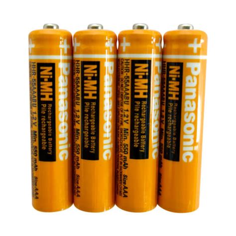 Panasonic NI-MH AAA Rechargeable Battery 550mah 1.2V Cordless Phones ...