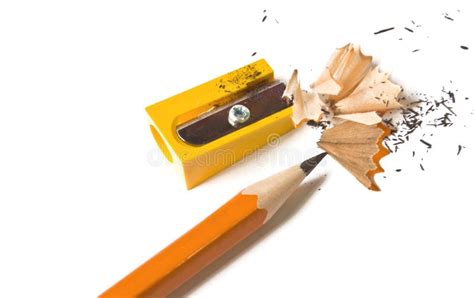 Pencil and sharpen stock photo. Image of designer, medium - 9611754