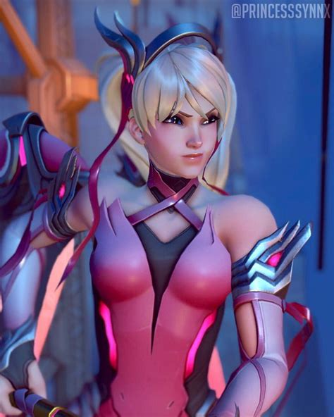 Pink Mercy skin | Игровые арты, Аниме, Мемы