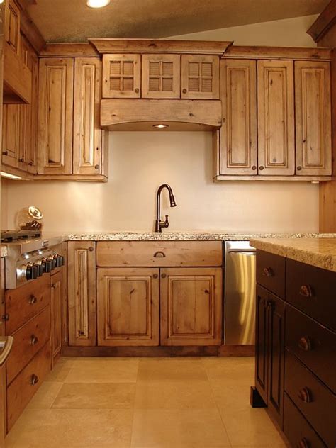 8 Images Knotty Alder Kitchen Cabinets Pictures And View - Alqu Blog