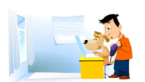 Dog Laptop Stock Footage Video | Shutterstock