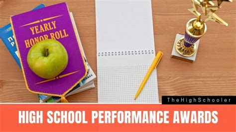 List Of Awards For High School Students For Good Performance ...